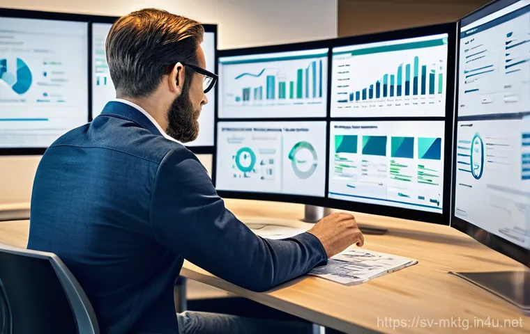 마케팅관리사와 UX UI 마케팅의 연관성 - **Prompt:** A dynamic, abstract visualization representing the "Continuous Optimization Loop" and "A...