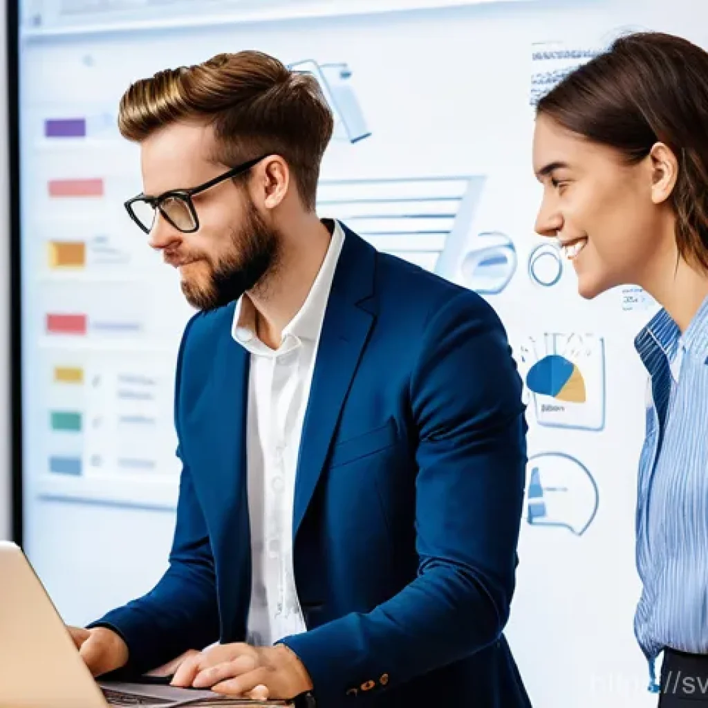 마케팅관리사 자격증 소지자 인터뷰 - **Digital Brand Building & Authentic Connection:**
    A vibrant, modern co-working space bathed in ...