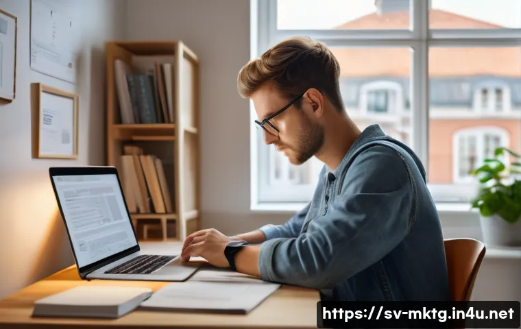 마케팅관리사 필기 고득점 전략 - A focused young adult student sitting at a tidy desk in a cozy Scandinavian-style study room, surrou...